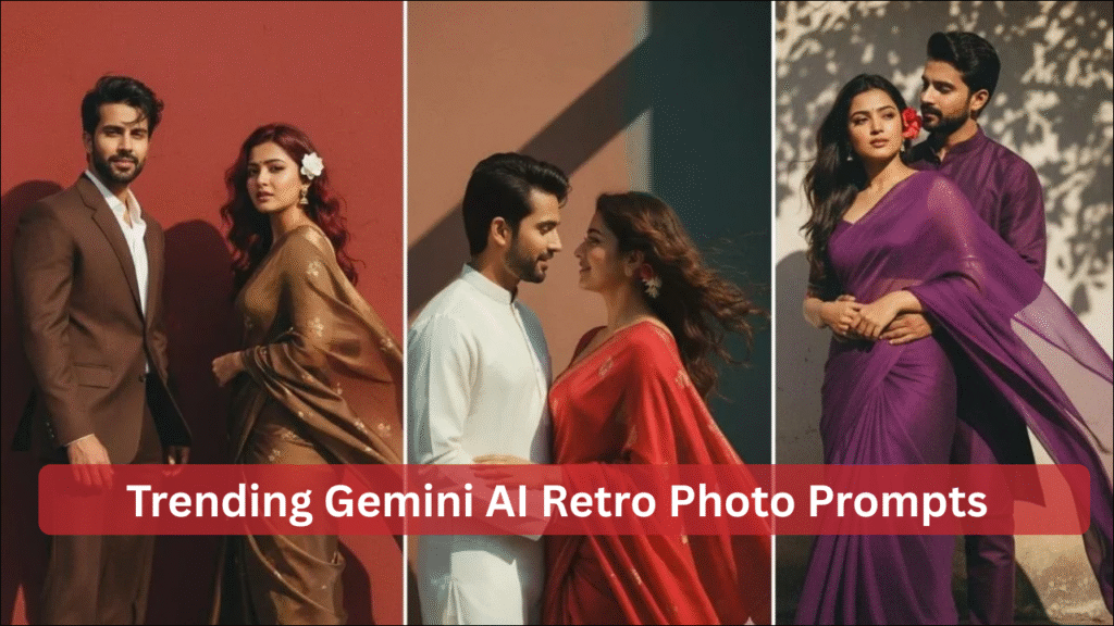Trending Gemini AI Retro Photo Prompts, Create Stunning Vintage Edits Easily