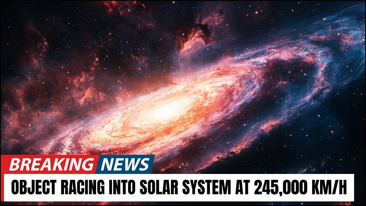 Galactic Visitor Alert — NASA Tracks Object Entering Solar System at 245,000 km/h